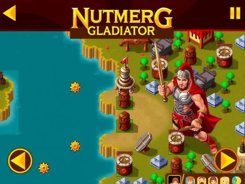 Nutmeg Warrior Gladiator Game Screenshot
